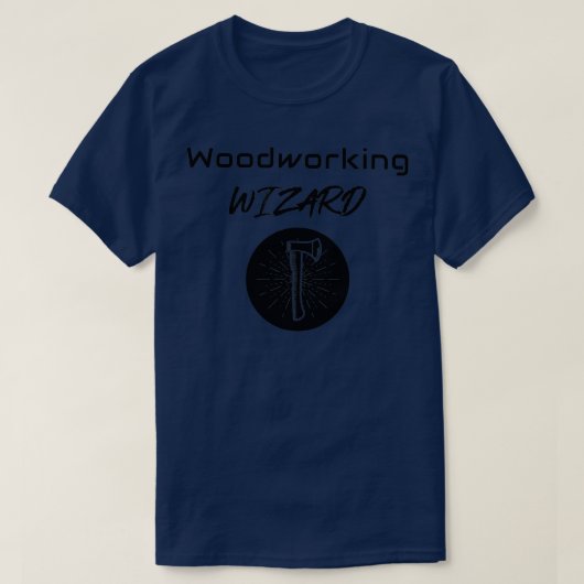 Wizard Woodworking T-shirt (Design voorkant)