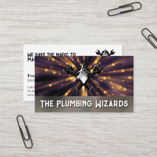 Wizard Wrenches Logo   Magische achtergrond Visitekaartje