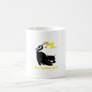 Wizard zwarte kat - Abra Kadabra Spell Koffiemok
