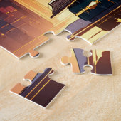 Wizarding School's Magic Library voor hekserij Legpuzzel (Zijkant)