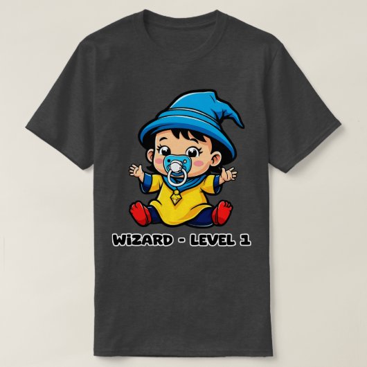 Wizardniveau T-shirt (Design voorkant)