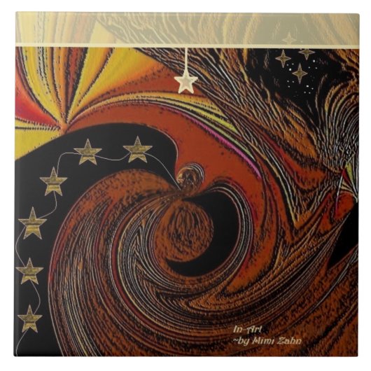 "Wizardry" keramische foto-Tegel Tegeltje (Voorkant)