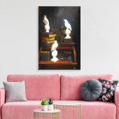 Wizards-bibliotheek Canvas Afdruk (Insitu (Woonkamer))