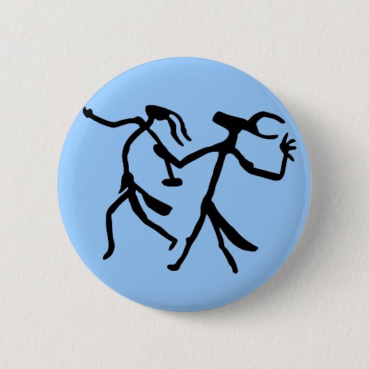 Wizards Dance-knop Ronde Button 5,7 Cm (Voorkant)