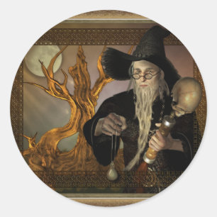 Wizards Magic Fantasy Illustratie Stickers