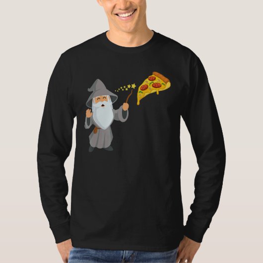 Wizards Make The Best Pizza Ever T-shirt (Voorkant)