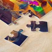 Wizard's Study Enchanted Alchemy Magic Potions Legpuzzel (Zijkant)