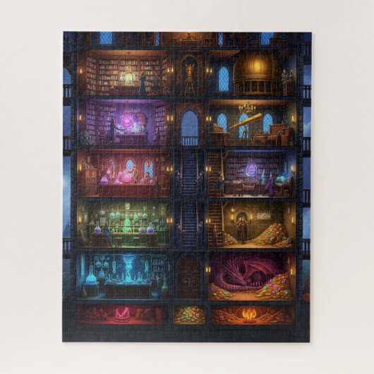 Wizard's Tower Legpuzzel (Verticaal)