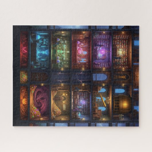 Wizard's Tower Legpuzzel (Horizontaal)