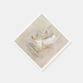 Wizard's Uil Magische Verjaardagsfeestje Servet (Hoek)