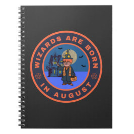Wizards worden geboren in augustus notitieboek