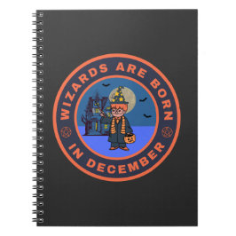 Wizards worden geboren in december notitieboek