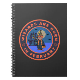 Wizards worden geboren in februari notitieboek