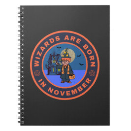Wizards worden geboren in november notitieboek