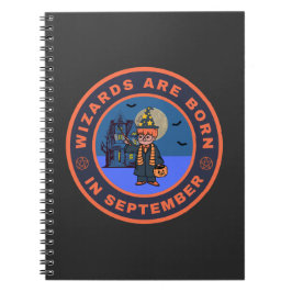 Wizards worden geboren in september notitieboek