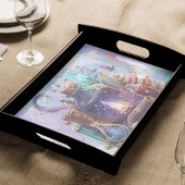 Wizardtabel | Waterverf Witch Spellcasting Desk Tissuepapier