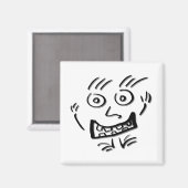 Wizzy DoodleNut beroemd gemaakt door Cussdum Desig Magneet (Voorkant / Achterkant)