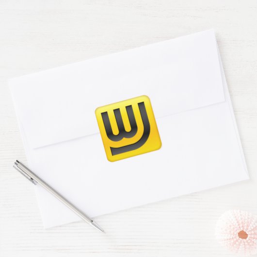 WJ Icon 1.5in Sticker (Envelop)