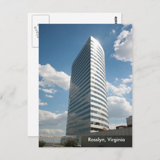 WJLA-TV Building in Rosslyn, Virginia Briefkaart (Voorkant / Achterkant)