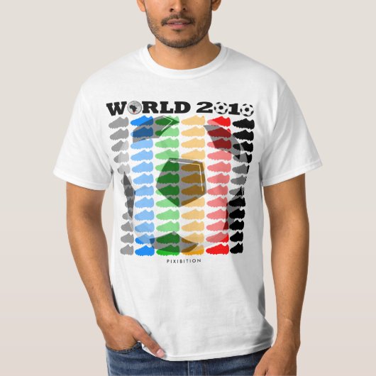 WK 2010: Kleurschokken T-shirt 2 (Voorkant)
