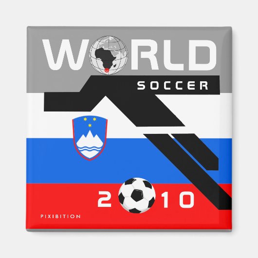 WK 2010 Slovenië magneet (Voorkant)