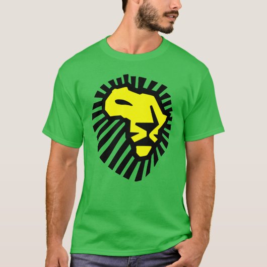 WK Football Zuid-Afrika 2010 Lion Green T-shirt (Voorkant)