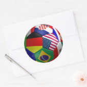 WK Futbol Voetbal Sticker (Envelop)