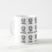 WK/Mok "Poker Faces" Koffiemok (Voorkant links)