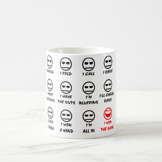 WK/Mok "Poker Faces" Koffiemok (Center)