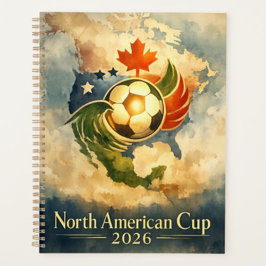 WK muurschildering USA MX CA Fijne Kunst Planner (Voorkant)