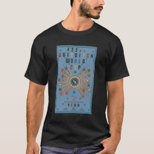 WK Quidditch™ Blauwe Poster T-shirt