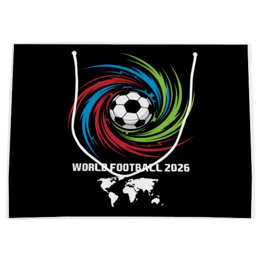 WK Voetbal 2026 Bal Groot Cadeauzakje (Voorkant)