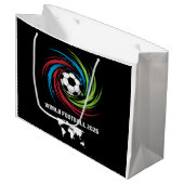 WK Voetbal 2026 Bal Groot Cadeauzakje (Voorkant Gekanteld)