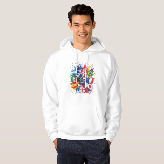 WK Voetbal 2026 Hoodie (Voorkant volledig)