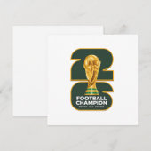 WK Voetbal 2026 Kaart (Voorkant / Achterkant)