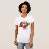 WK Voetbal 2026 T-shirt (Voorkant volledig)