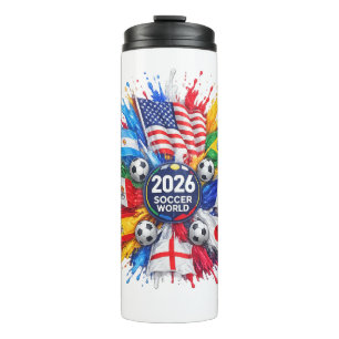 WK Voetbal 2026 Thermosbeker