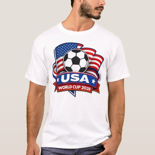 WK voetbal 2026 USA T-shirt (Voorkant)