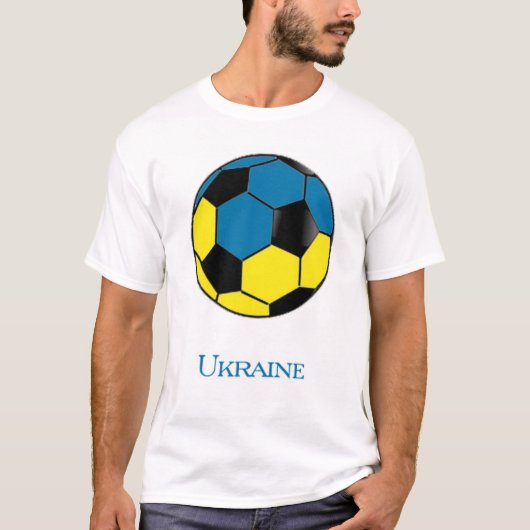 WK-voetbal in Oekraïne T-shirt (Voorkant)