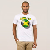 WK Voetbalfans Soccer Jamaica Reggae Boyz T-shirt (Voorkant volledig)