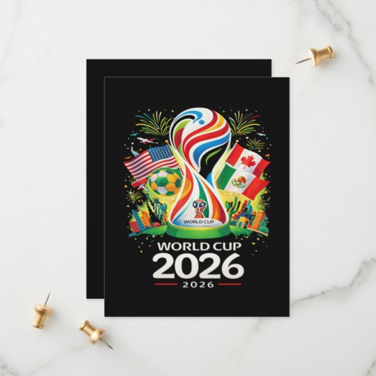 WK Voetbaltoernooi 2026 Save The Date (Voorkant / Achterkant in situ)
