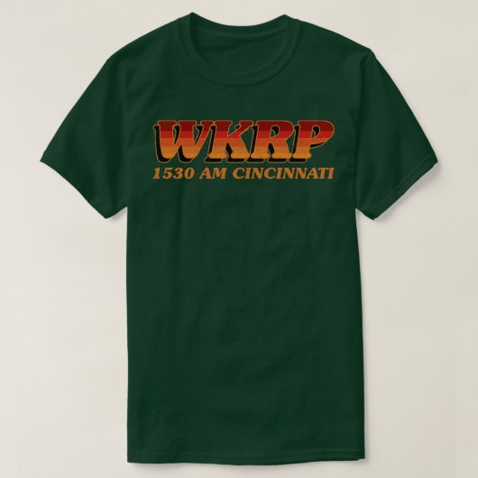 WKRP 1530 CINCINNATI T-SHIRT (Design voorkant)
