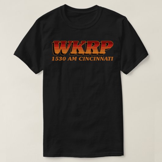 WKRP 1530 CINCINNATI T-SHIRT (Design voorkant)