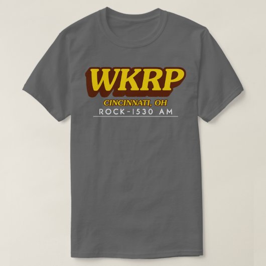 WKRP Cincinnati 1 T-shirt (Design voorkant)