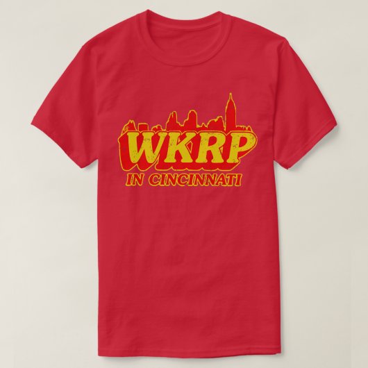 WKRP in Cincinnati T-shirt (Design voorkant)