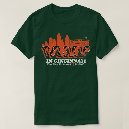 WKRP in Cincinnati Uw huis voor T-shirt (Design voorkant)