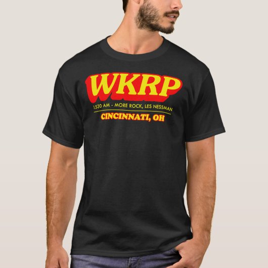 WKRP logo Classic T-Shirt (Voorkant)