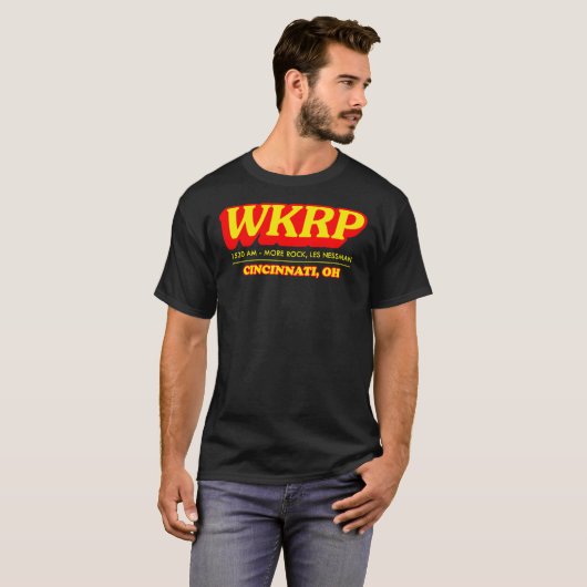 WKRP logo Classic T-Shirt (Voorkant volledig)