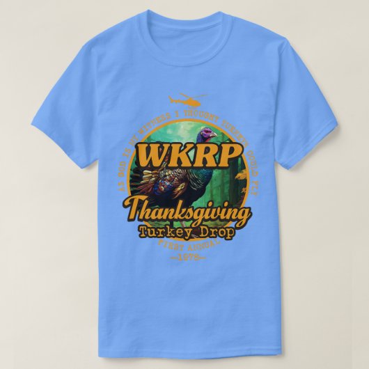 WKRP Turkije - Daling 1978 T-shirt (Design voorkant)
