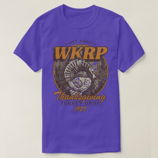 WKRP Turkije Drop 1978 Tas T-shirt (Design voorkant)